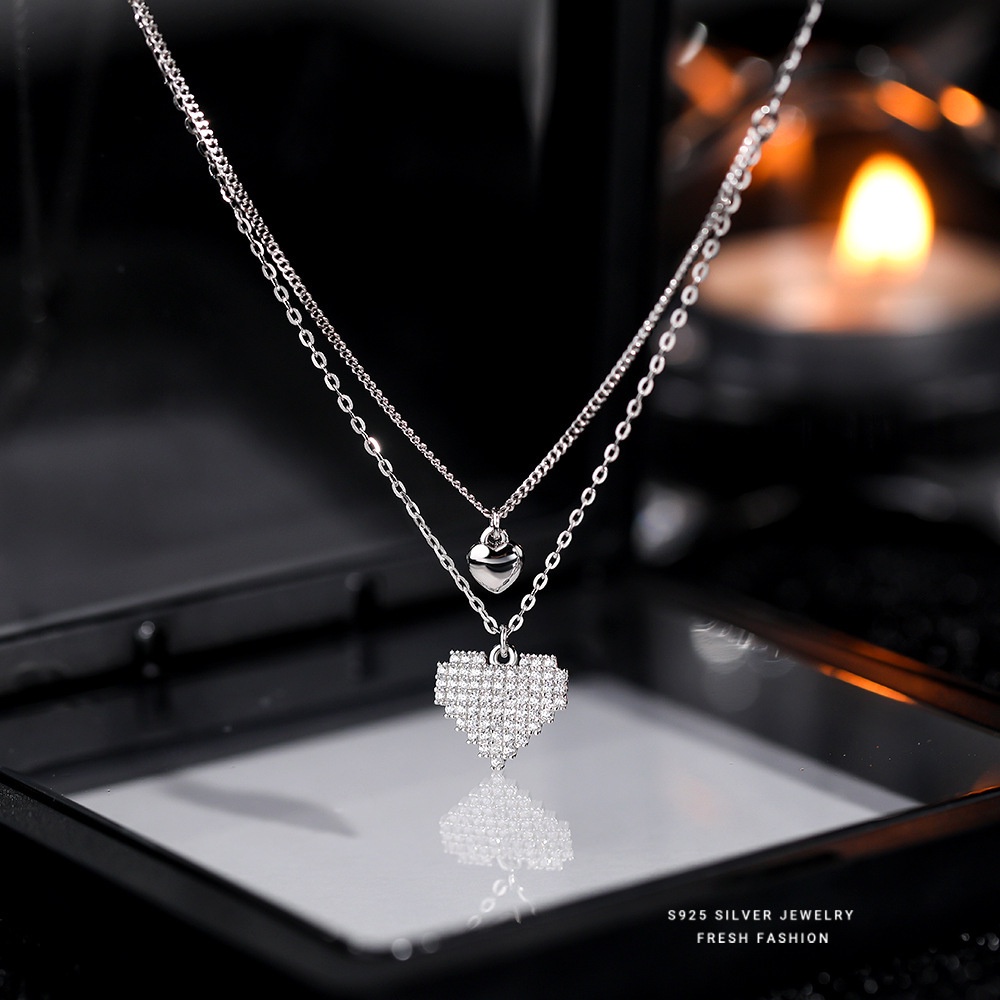 Vòng cổ Mặt Trái Tim Xinh Xắn Cho Nữ