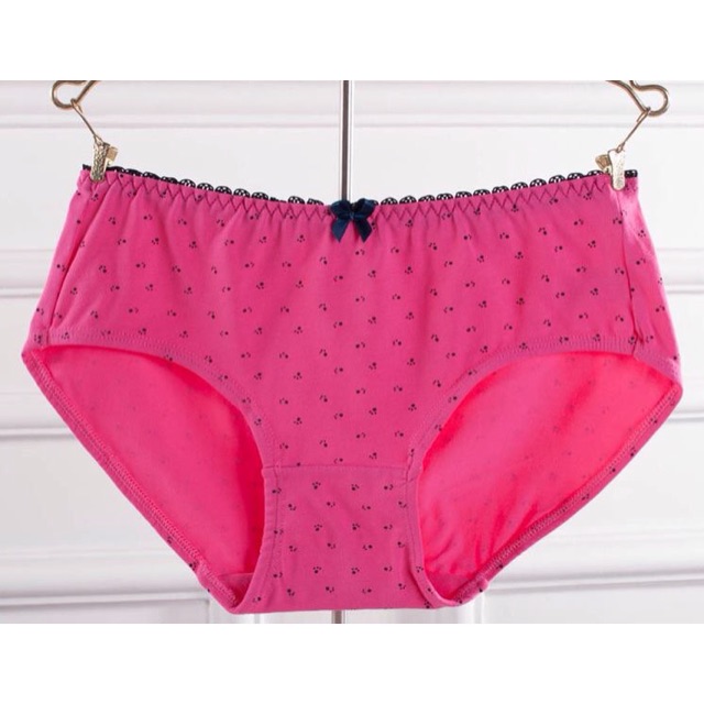 QUẦN LÓT NỮ COTTON CUTE HỒNG M08