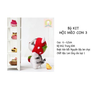 [Len chọc có hướng dẫn] BỘ KIT HỘI MÈO CON 3