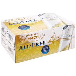 [24 lon/thùng] Nước GIẢI KHÁT ALL-FREE