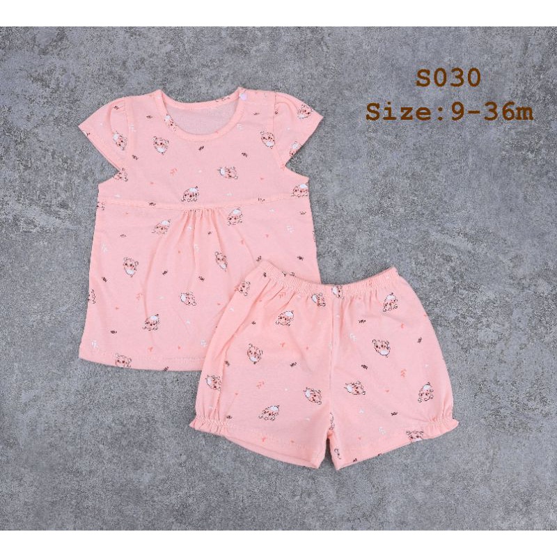 Bộ cộc tay cài vai Dokma bé trai, bé gái 6-24M