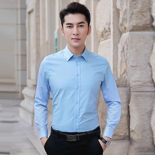 Áo sơ mi nam dài tay chất vải cotton lụa