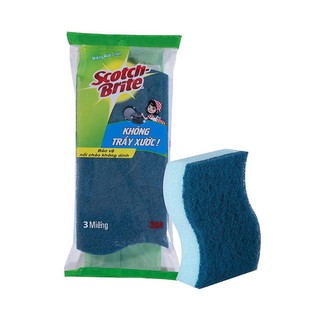 Set 4 Miếng Rửa Chén Scotch-Brite Không Trầy Xước