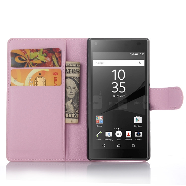 Bao da điện thoại có ngăn đựng thẻ tiện lợi cho Sony Xperia Z1 Z3 Z5 Compact Mini / Z5 Premium