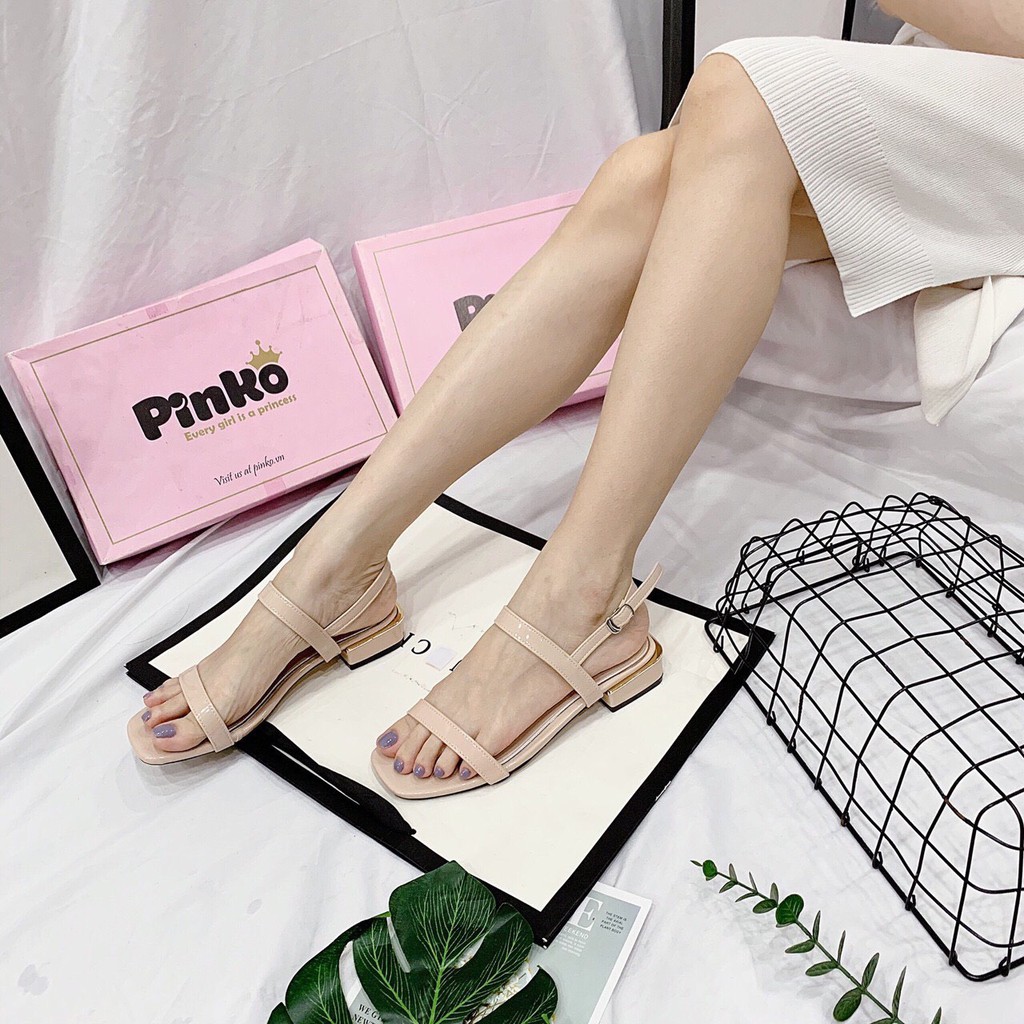 Sandal quai ngang da bóng 2 cầu - 2P
