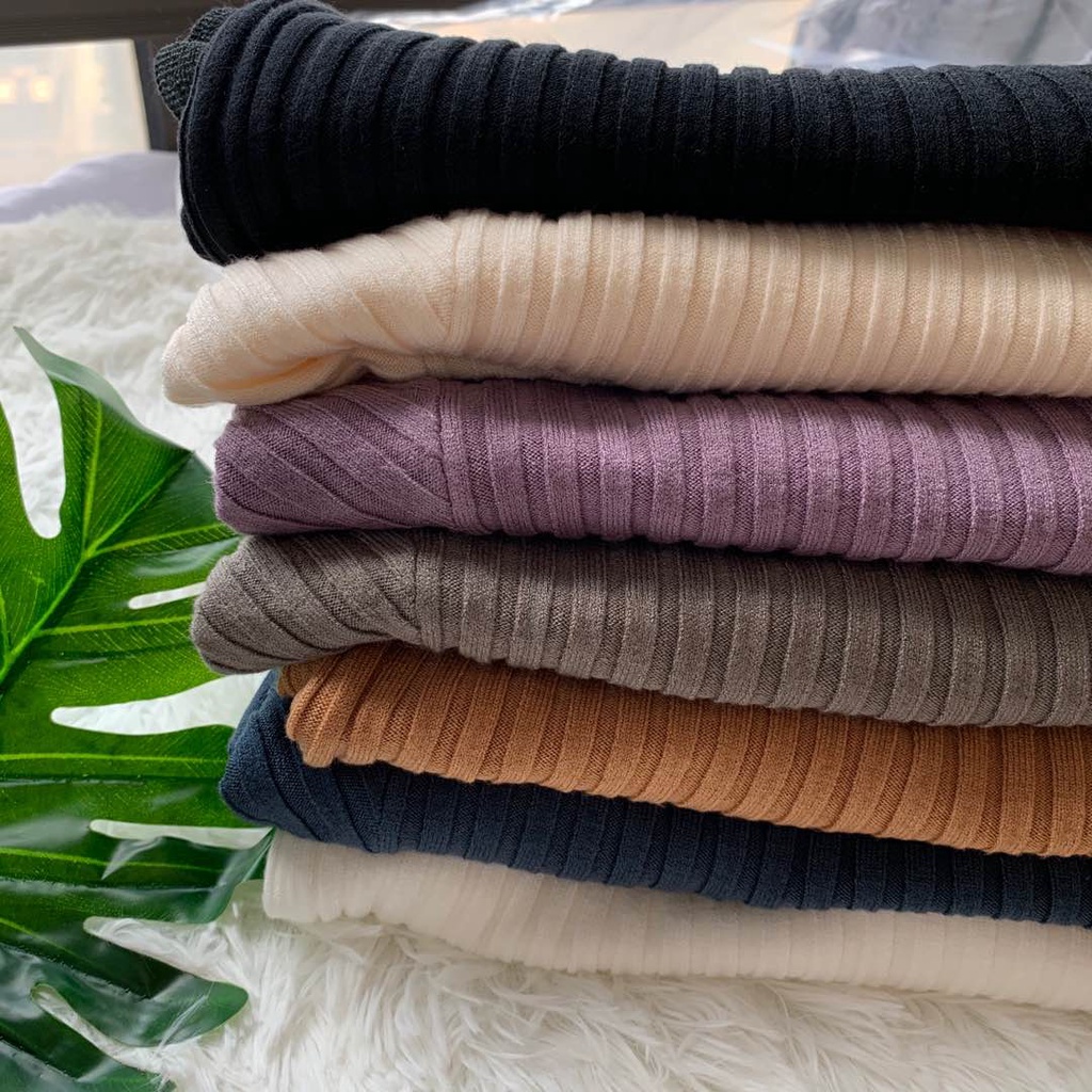 Áo sweater tay ống loe cổ cao phối lưới đơn giản thời trang mùa thu dành cho nữ