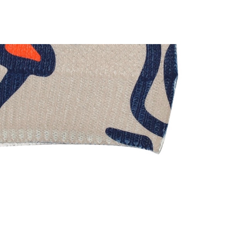 Áo len nam dài tay phong cách Hồng Kông giản dị in hoạt hình, áo len đan cổ tròn phổ biến trong mùa Thu / Đông