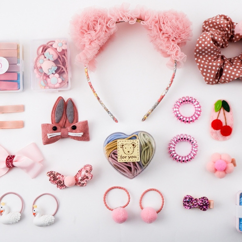 Flgo Dây Buộc Tóc Co Giãn Đáng Yêu Cho Bé Gái