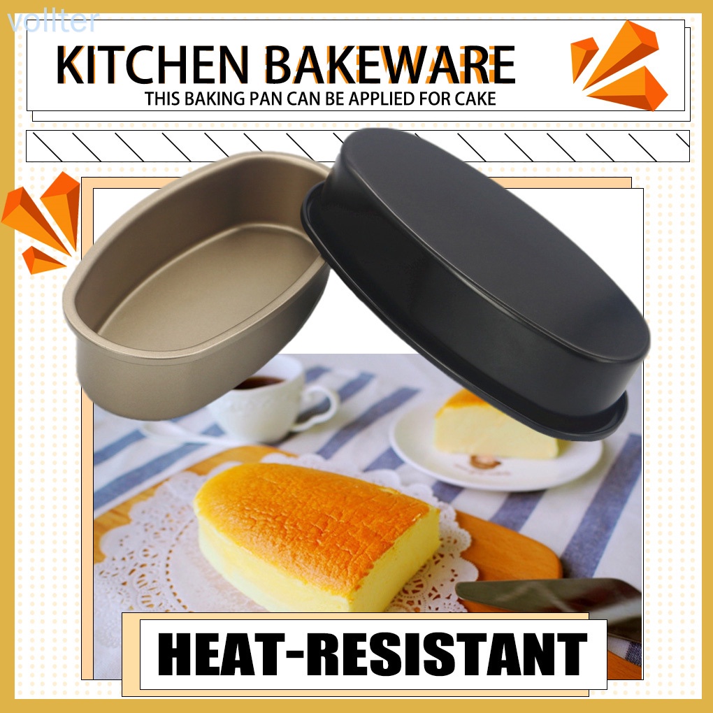 Khuôn làm bánh hình oval bằng thép carbon chống dính