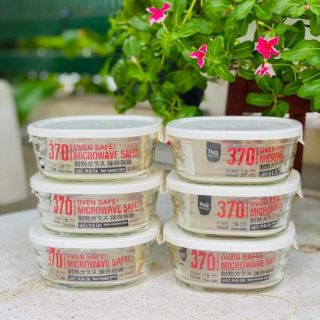 Bộ 2hộp thủy tinh Lock and Lock 370ml