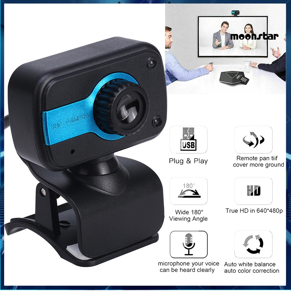 Webcam HD USB tích hợp micro cho máy tính/laptop