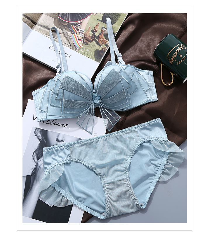 Bộ đồ lót nâng ngực không gọng điều chỉnh được thêu họa tiết gợi cảm (có bán lẻ áo ngực) | BigBuy360 - bigbuy360.vn