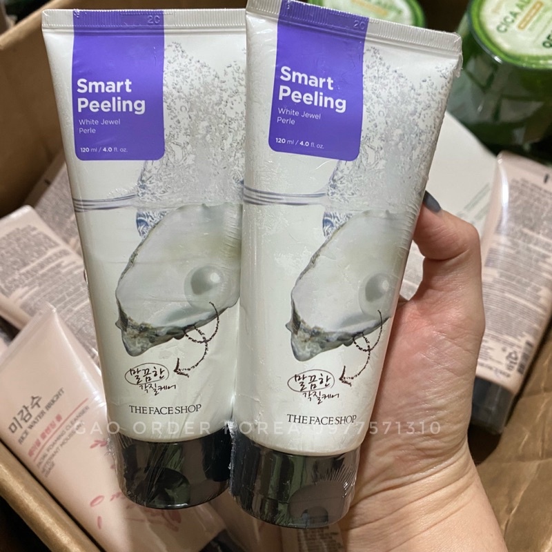 Tẩy da chết ngọc trai trắng da TFSHOP 120ml