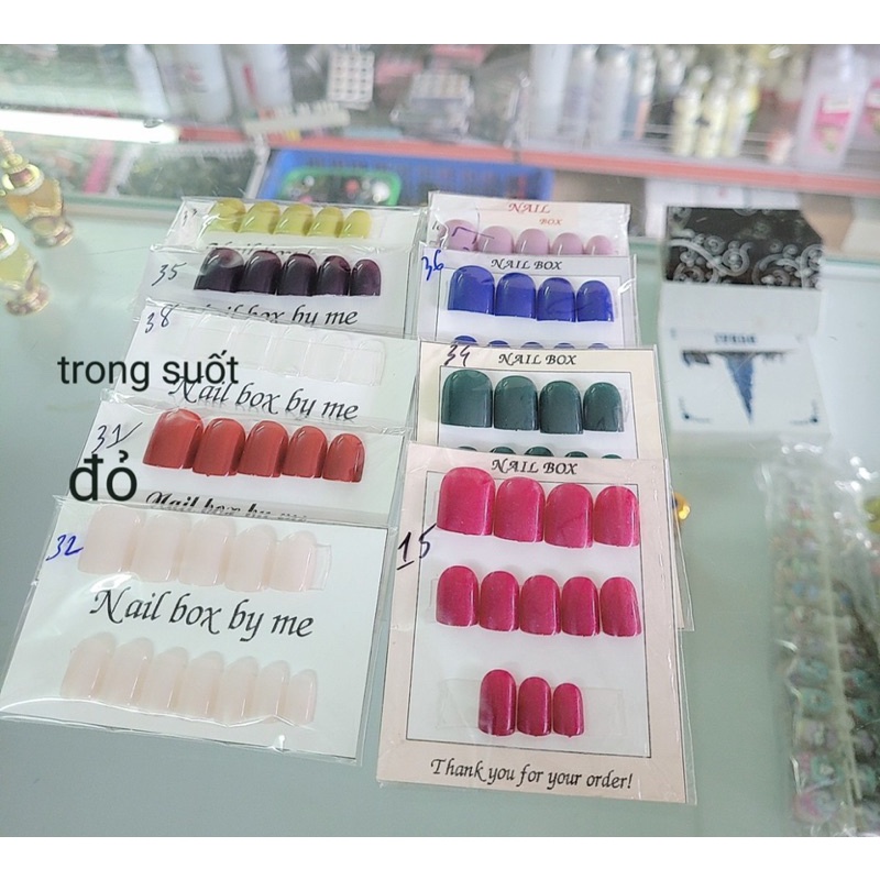 Móng giả mẫu trơn 2