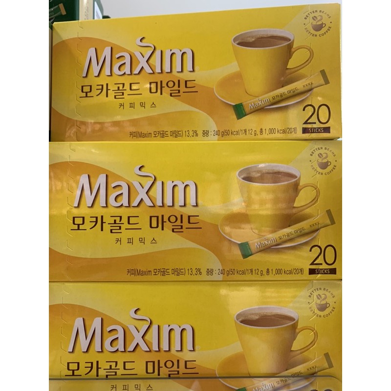 Cafe hòa tan Maxim Mocha Hàn Quốc 20 gói | BigBuy360 - bigbuy360.vn