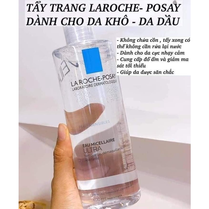 Nước tẩy trang La Roche Posay 400ml