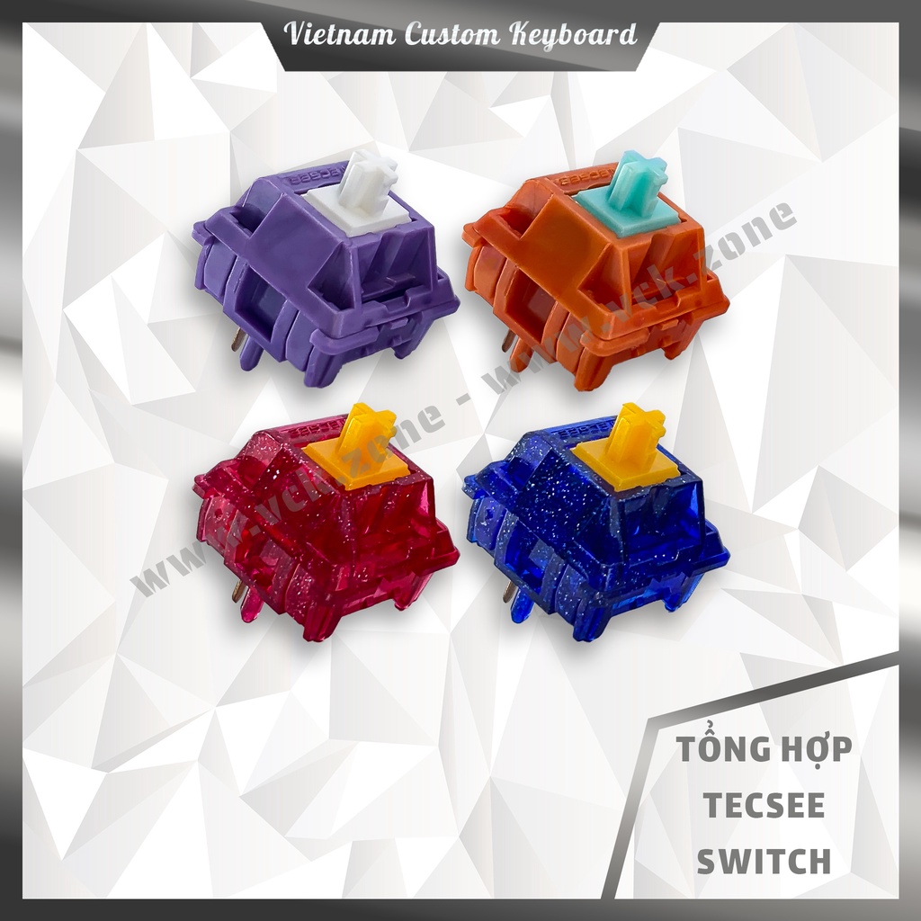 Tecsee Switch | Hiệu Năng Cao Trong Tầm Giá | Purple | Carrot | Ruby | Sapphire | VCK