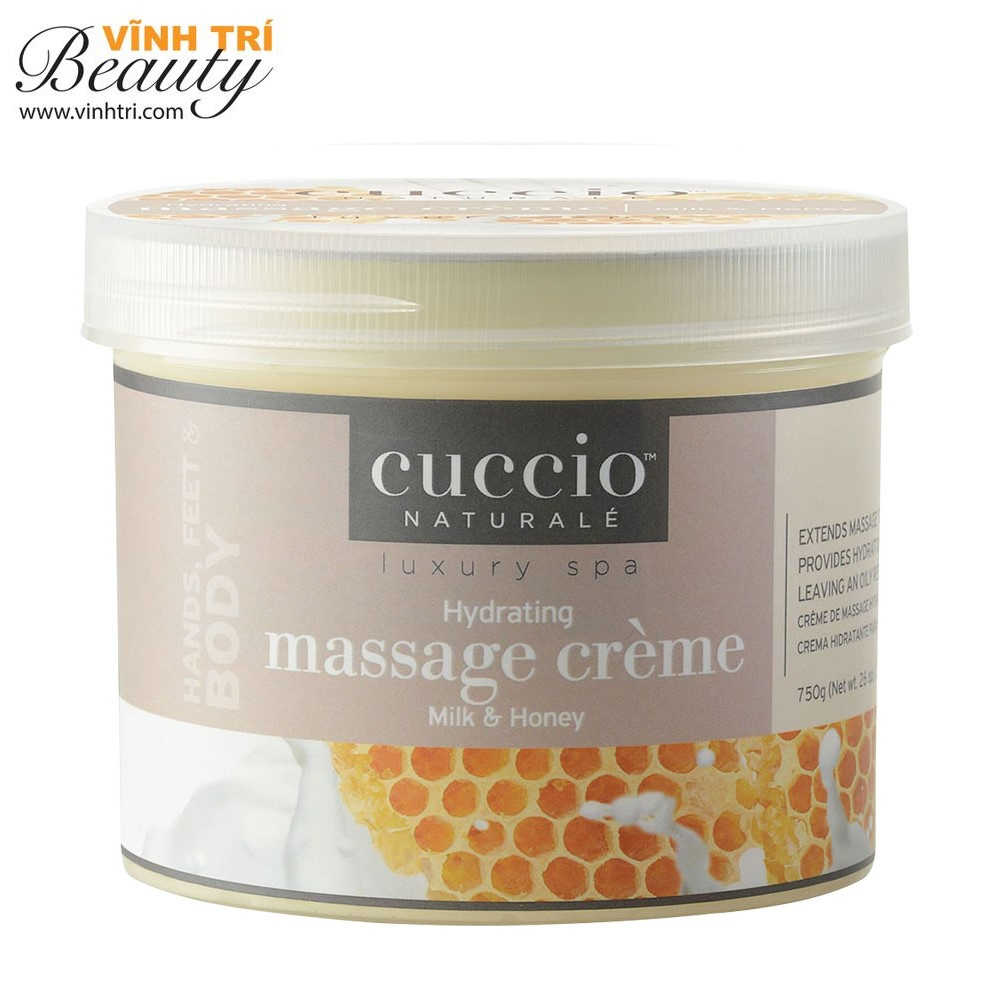 Kem massage Cuccio tinh chất sữa &amp; mật ong 32OZ