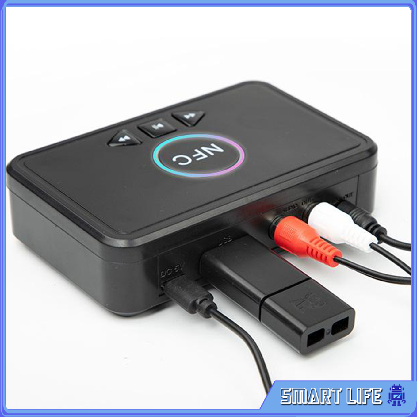 Bộ Chuyển Đổi Âm Thanh Không Dây 5.0 Nfc 3.5mm Aux