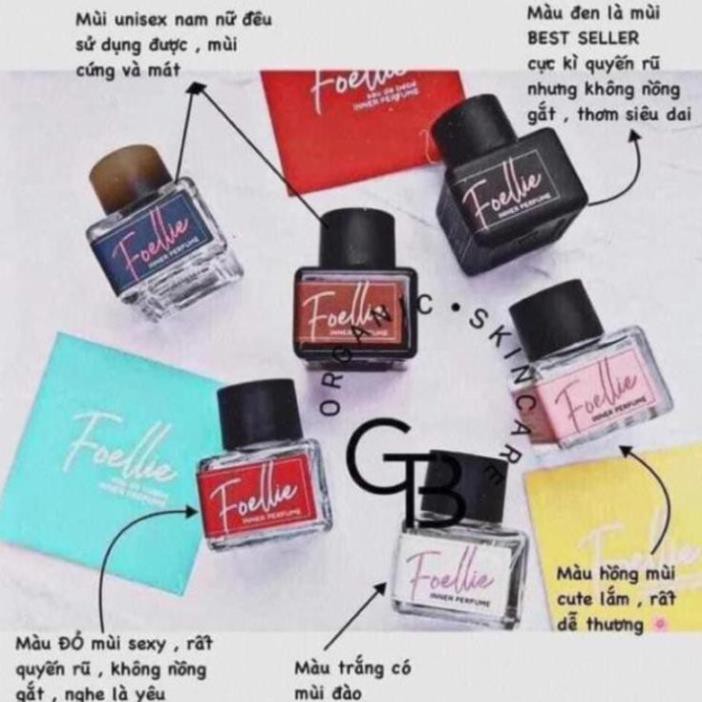 Nước hoa Foellie 15ml  ( đủ tem hộp ) lưu hương thơm mát