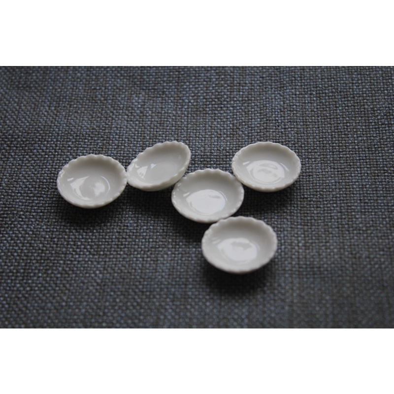 ST023 dĩa viền gợn sóng
