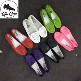 [ FREESHIP ] Giày búp bê nhựa đi mưa phom nhỏ, mềm dẻo đi không đau chân xuất xứ Việt Nam đi trong bệnh viện, nhà hàng,ô