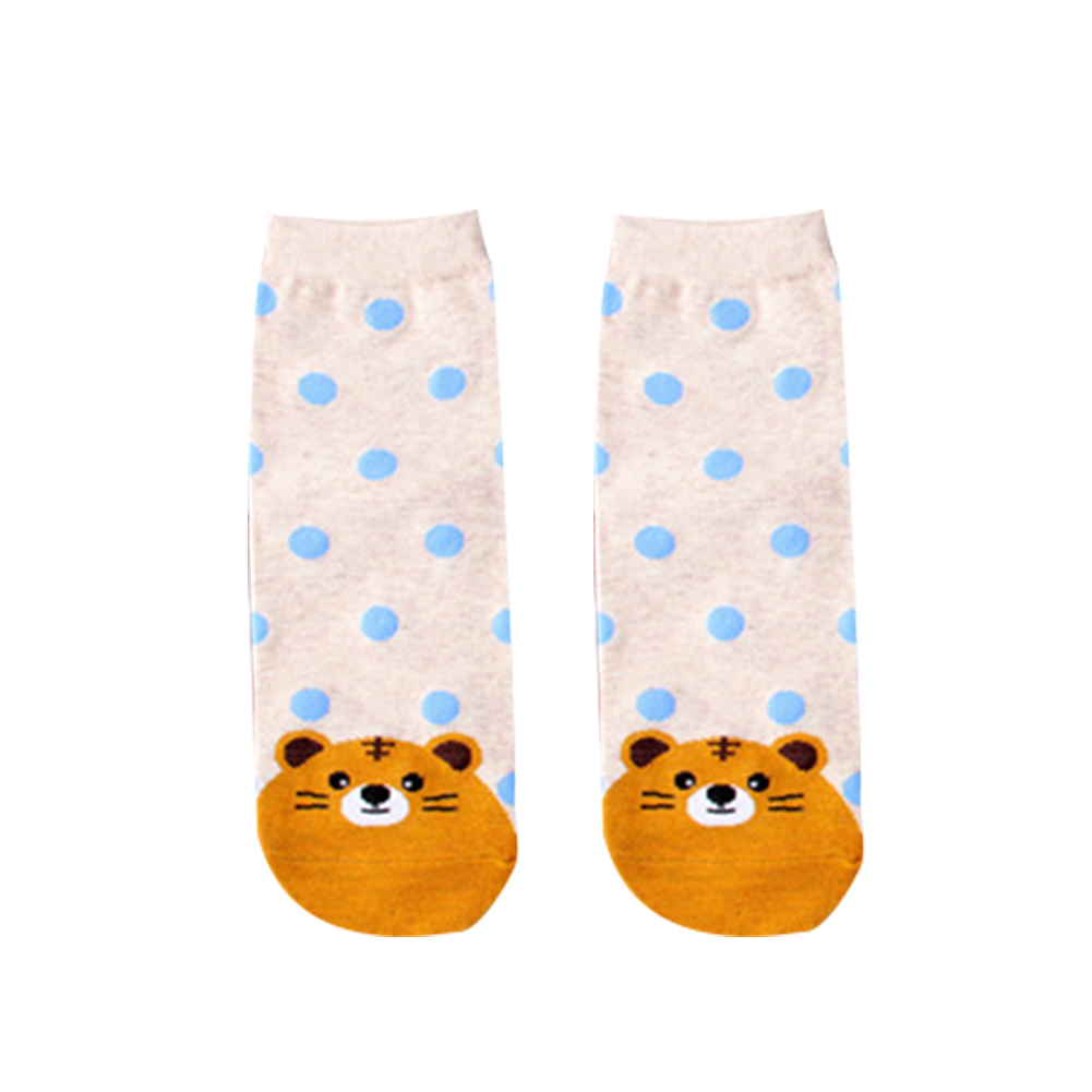 Vớ Cotton Họa Tiết Hoạt Hình Dễ Thương Dành Cho Nữ