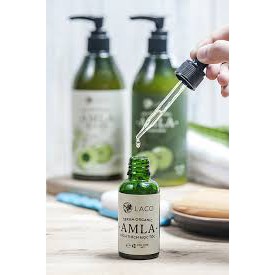 Tinh chất dưỡng tóc Laco Organic Amla, Serum kích thích mọc tóc, giảm tóc gẫy rụng 30ml