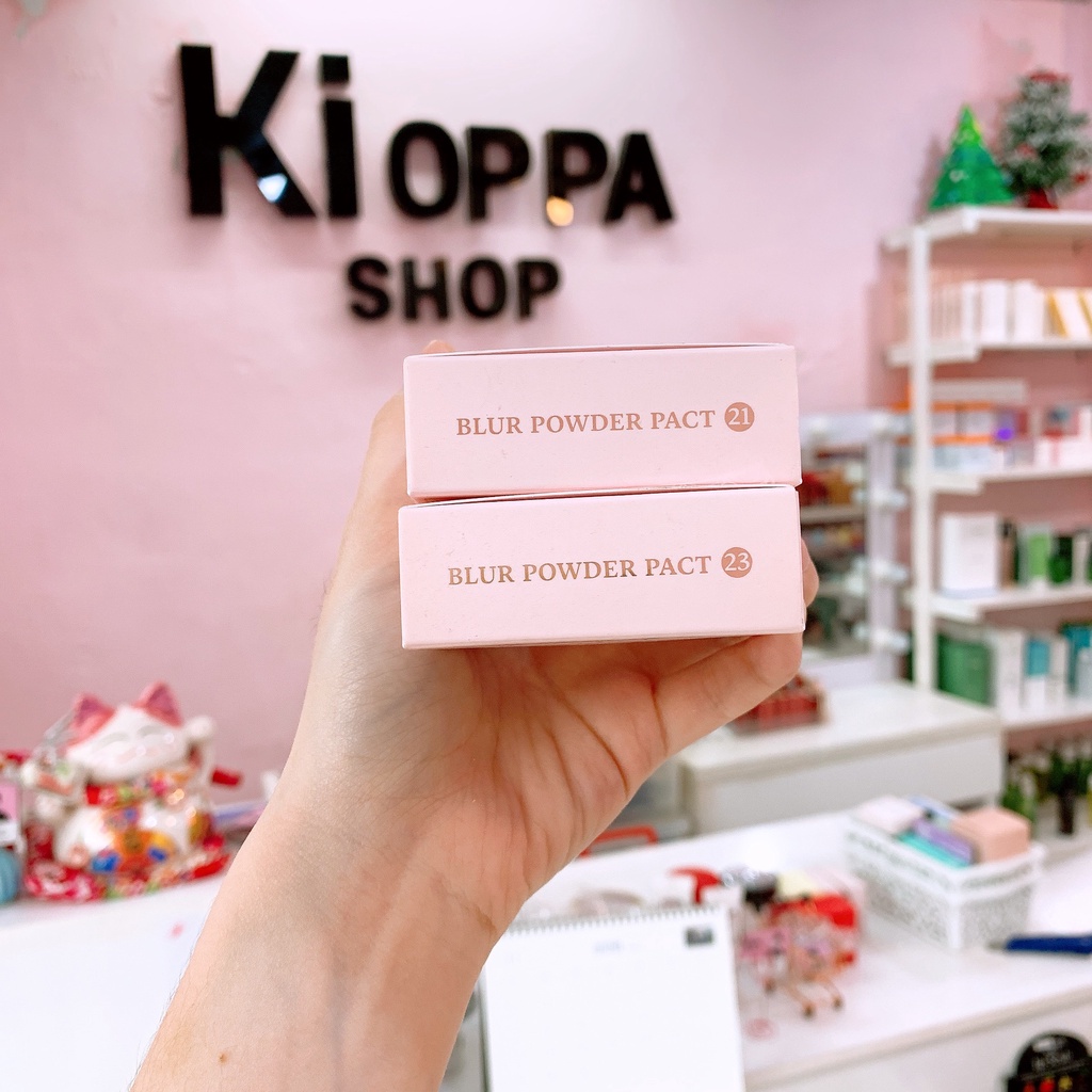 Phẩn phủ kiềm dầu che phủ cao EGLIPS Blur Powder Pact Barbie