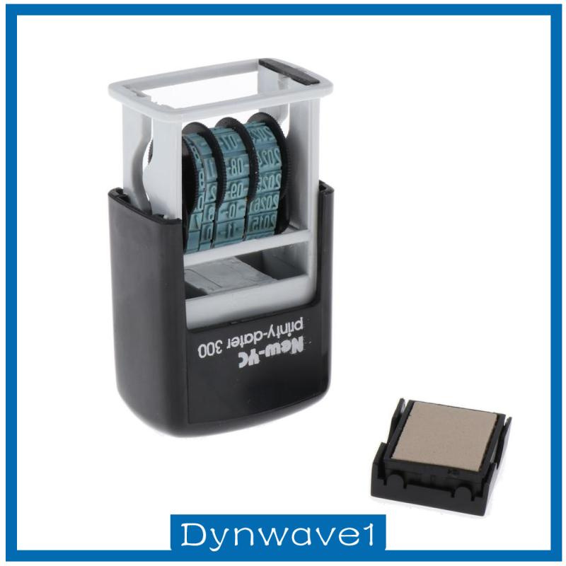 [DYNWAVE1]Self-Inking Date Stamp Business Stamp H-4mm Great for Receiving Due Date