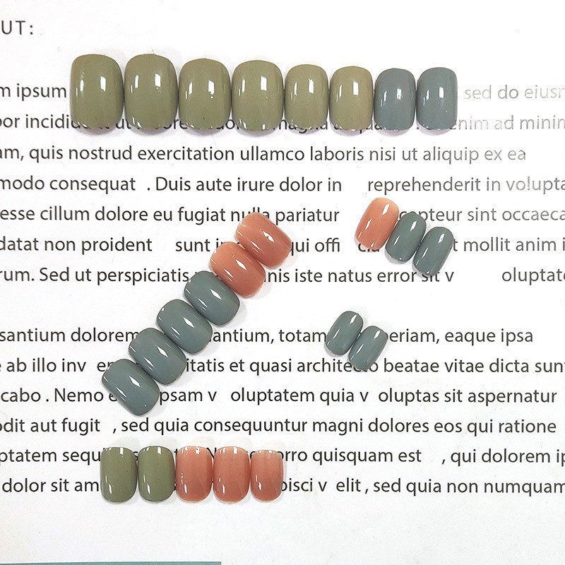 Set 24 móng giả nghệ thuật sơn gel sành điệu ( tặng keo)