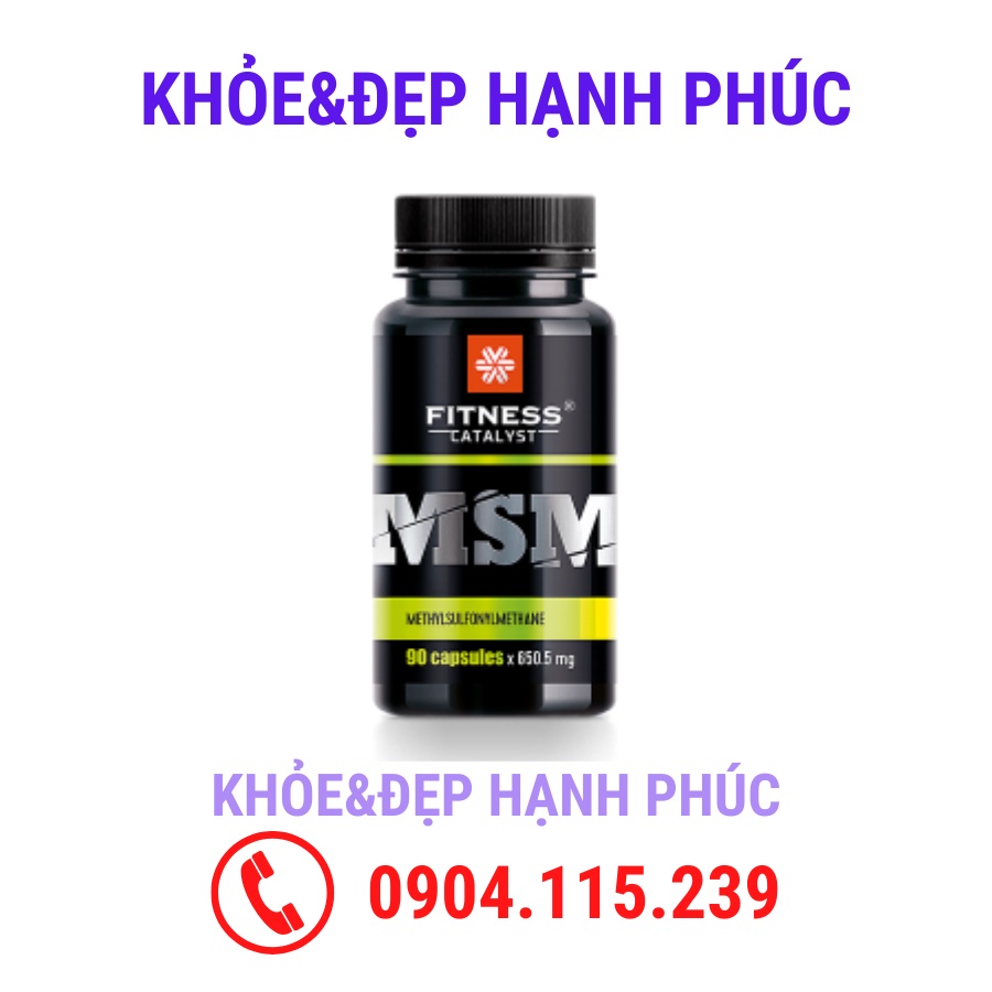 Thực phẩm bảo vệ sức khỏe Fitness Catalyst Methylsulfonylmethane hỗ trợ khớp – 90 viên/lọ