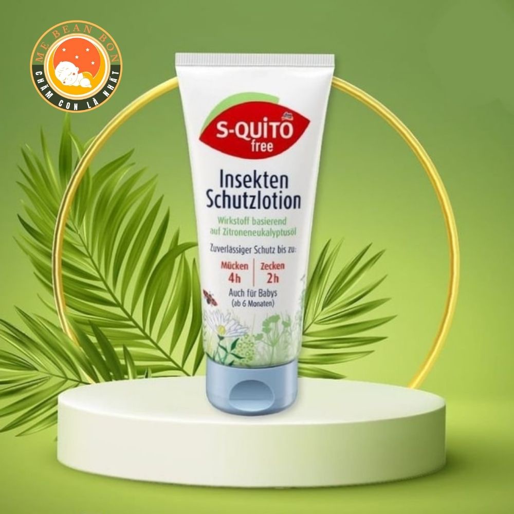 Kem S-quito Free 100 ml của Đức Chống Muỗi Và Côn Trùng Cắn Cho Trẻ Sơ Sinh Và Trẻ Em