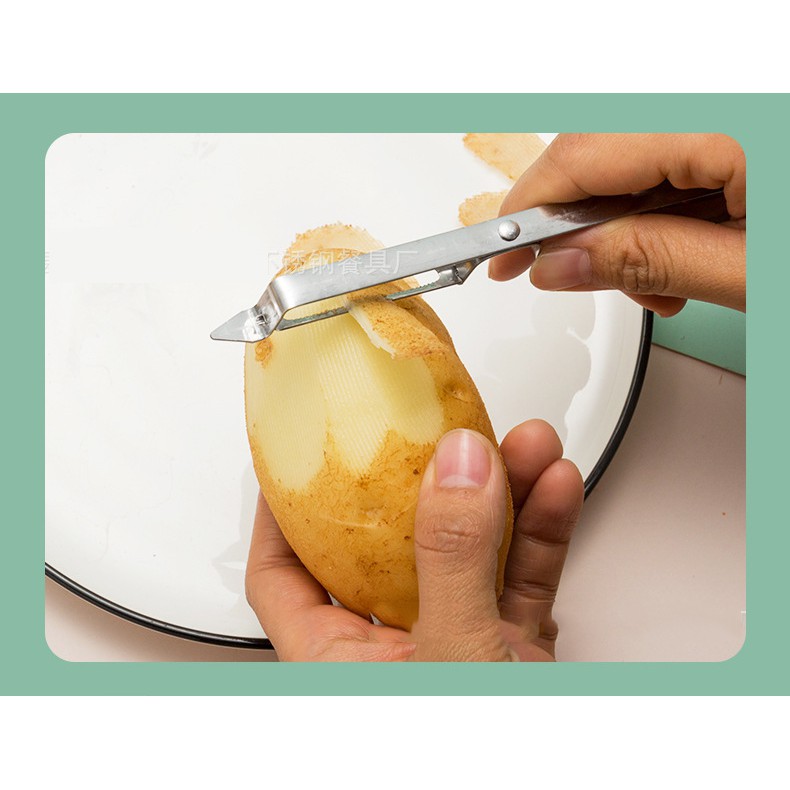 Set 3 Dụng Cụ Gọt Rau Củ Inox Tiện Dụng – Dumi Shop