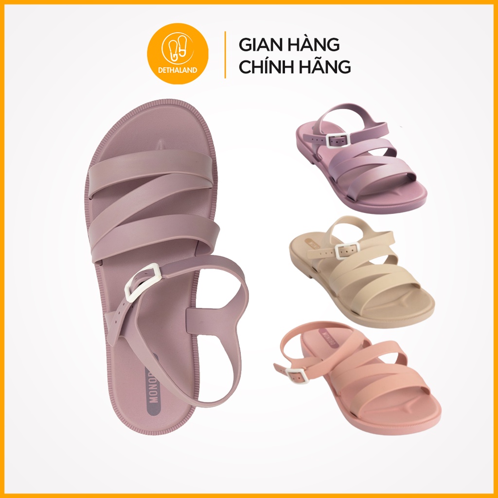 Giày sandal cao su nữ Monobo MNB Angle 6.2 quai chéo siêu bền - Dethaland