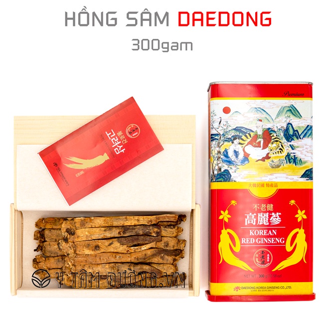 Hồng sâm khô Daedong dòng Premium, củ ĐẠI