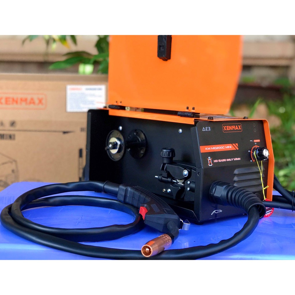 Máy hàn MIG Mini rẻ nhất thị trường  KENMAX MIG200C 1 chức năng hàn mig  , hàn inox