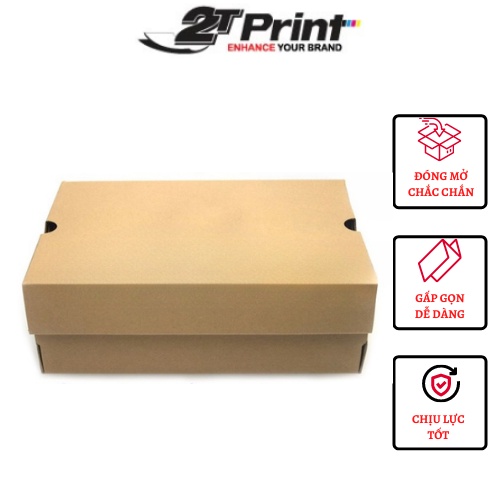 20 Hộp giấy carton đựng giày kích cỡ 31x19x11cm, cứng cáp, chắc chắn chất lượng cao ship hàng online, không mùi