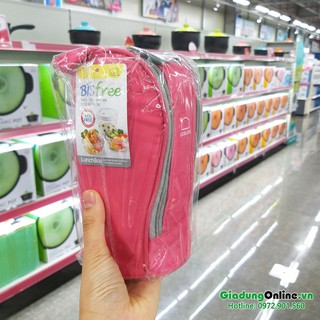 Bộ hộp cơm Lock&Lock Bisfree Stackable LBF731P Hồng