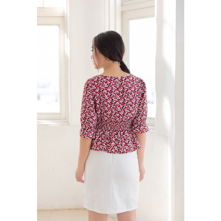 ÁO PEPLUM HOA NHÍ 5620