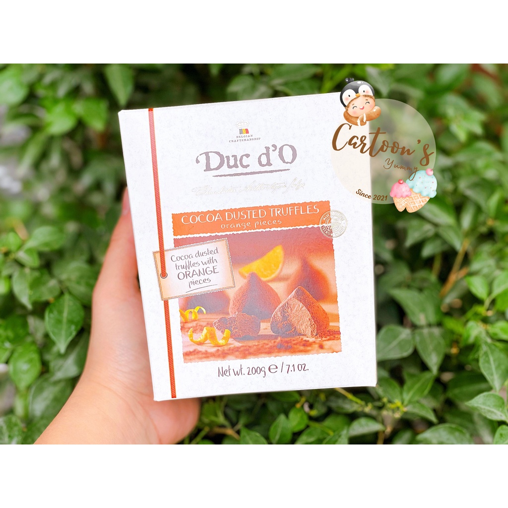SOCOLA DUSTED TRUFFLE WITH ORANGE PIECES DUC D’O 200G