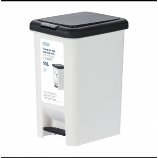 Thùng rác đạp chữ nhật hiro 30l-20l-15l-10l