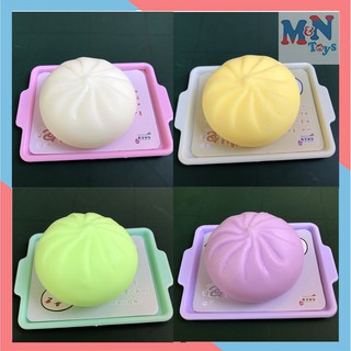Bánh bao đồ chơi Mochi Squishy mềm dẻo kèm hộp và khay nhựa giảm stress giải tỏa căng thẳng
