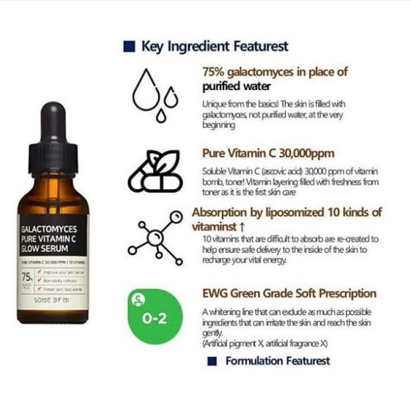 Tinh chất Galactomyces Pure Vitamin C Glow Serum Some By Mi