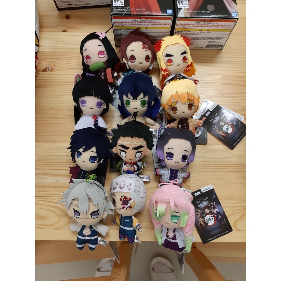 [FuRyu] Gấu bông móc strap Kimetsu no Yaiba Mascot Vol.1.2.3.4 chính hãng Nhật Bản