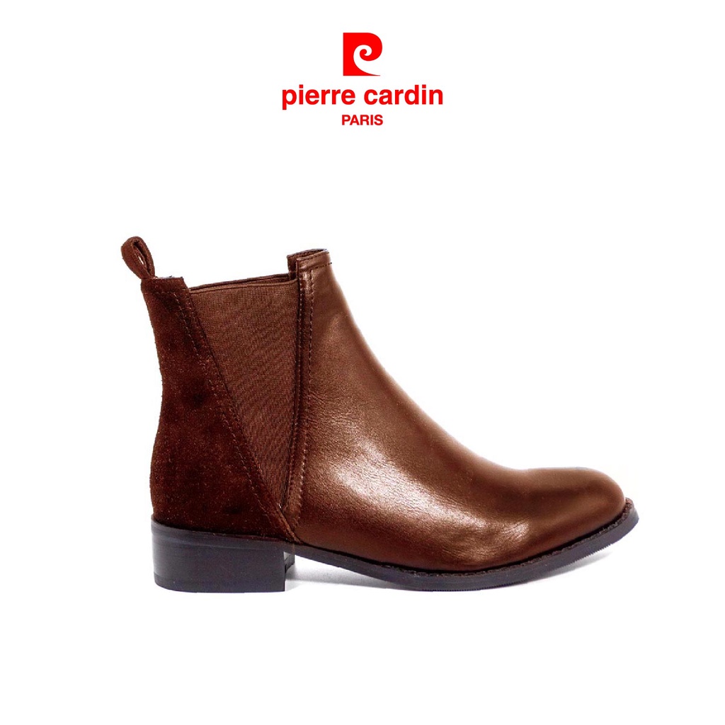 [NEW ARRIVAL] Giày Boots Nữ Sunny, Chất liệu Da PU, Độ cao 3cm, Cổ cao 15cm Pierre Cardin - PCWFWSF 158