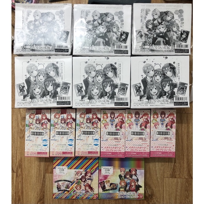Hộp Thẻ nhân phẩm metal card Nhà Có 5 Nàng Dâu - Gotoubun no Hanayome