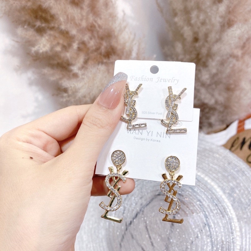 Khuyên tai / bông tai YSL dự tiệc sang trọng cao cấp 🍓