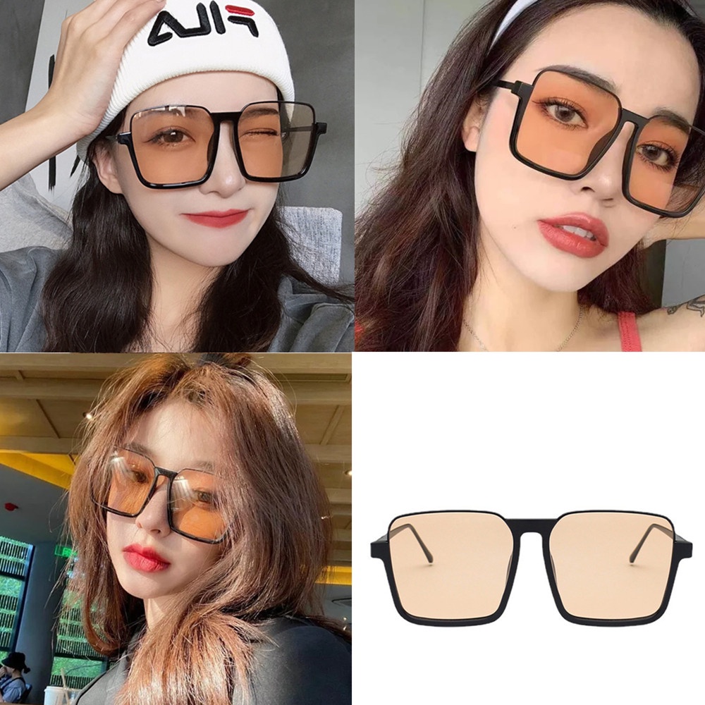 Kính Mát Phân Cực Chống Tia UV Gọng Đen Thời Trang Mùa Hè Dành Cho Nữ