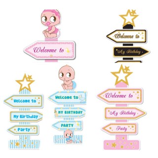 Cây welcome trang trí bàn tiệc sinh nhật (nhiều chủ đề có sẵn) siêu dễ thương